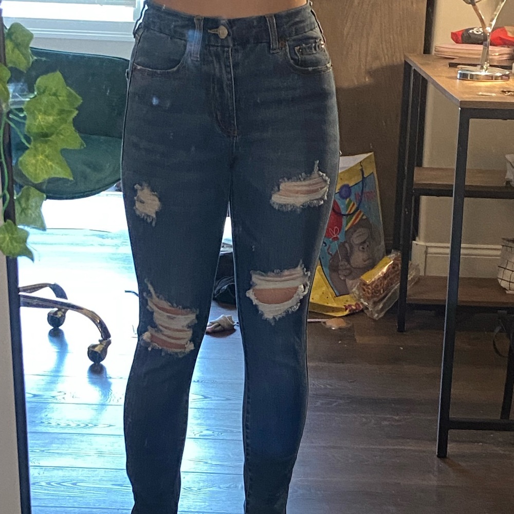 nwot aeropostale skinny ripped jeans